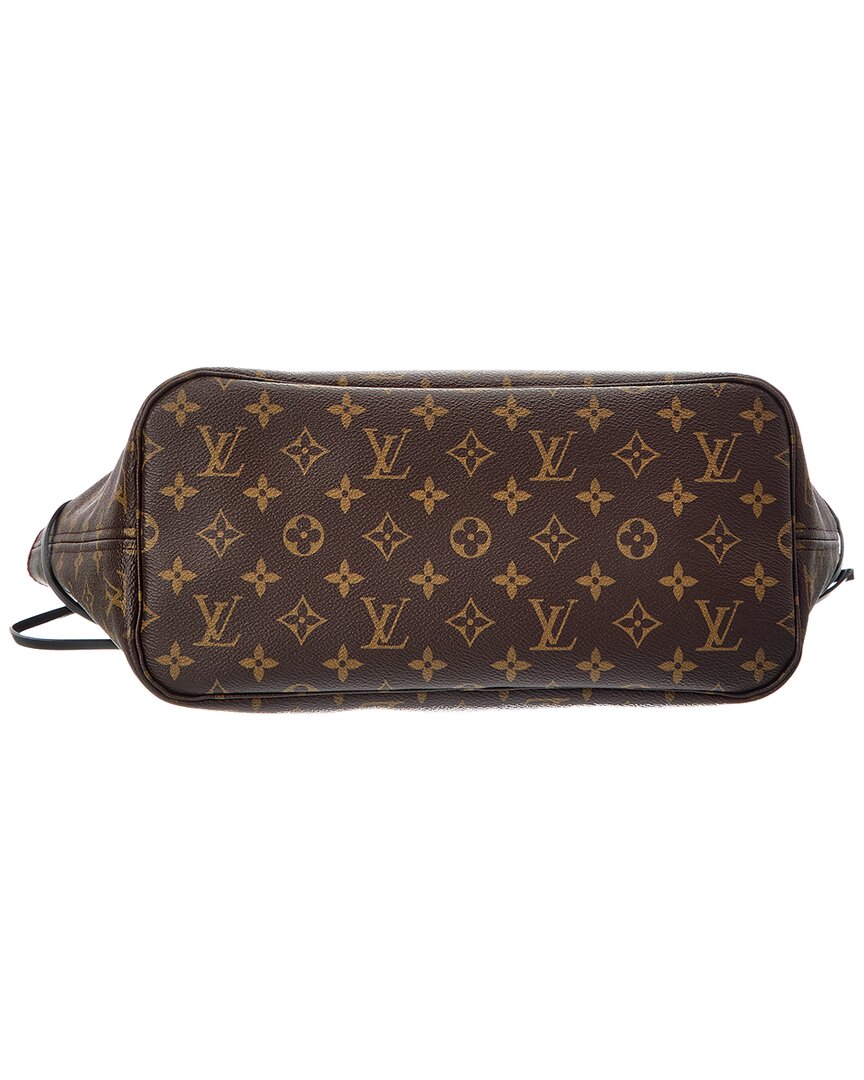 Louis Vuitton Brown Monogram Canvas Neverfull Flamingo (   )