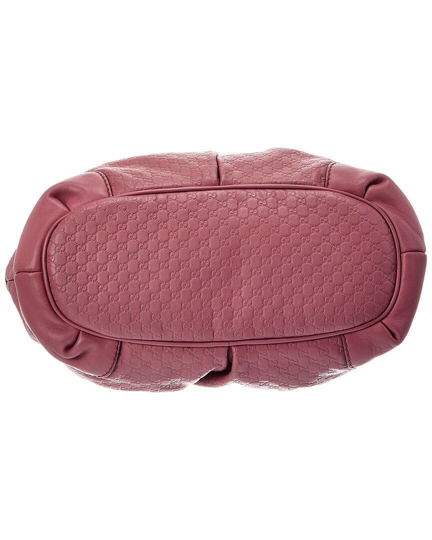 Gucci Pink Lambskin Leather Guccissima Gg Tote (   )
