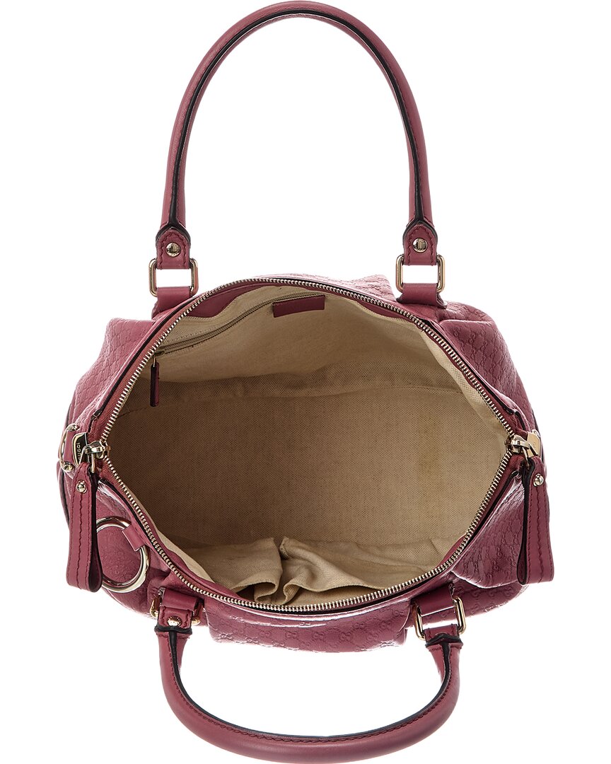Gucci Pink Lambskin Leather Guccissima Gg Tote (   )