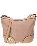 Gucci Beige Lambskin Leather Gg Tote (   )