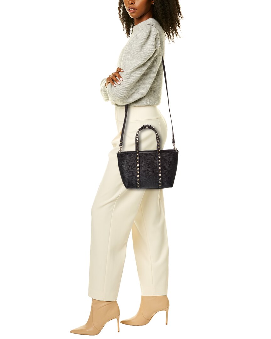 Valentino Rockstud Small Leather Tote