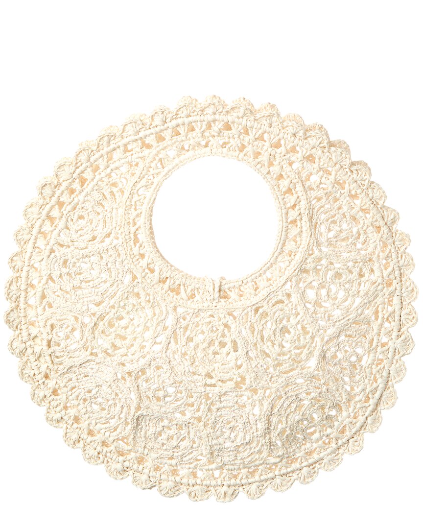 Jacquemus Spiaggia Small Raffia Round Tote