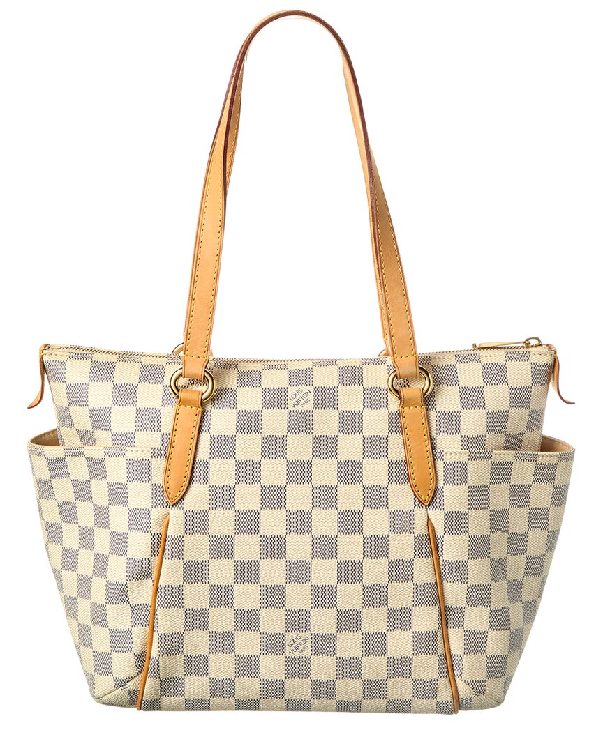 Louis Vuitton White Damier Azur Coated Canvas Damier Azur Totally Pm  (