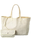 Goyard White Goyardine Coated Canvas Goyardine Saint Louis Pm (  Pre-