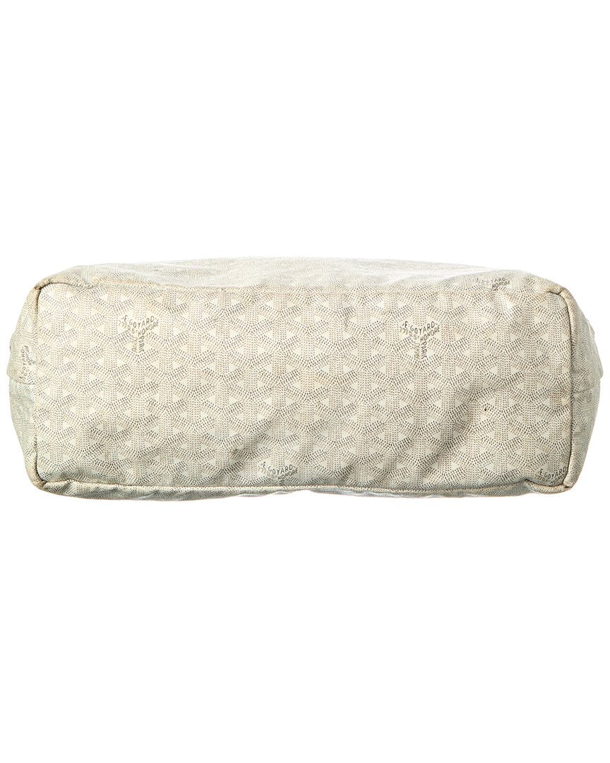 Goyard White Goyardine Coated Canvas Goyardine Saint Louis Pm (  Pre-