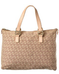 Fendi Pink Zucchino Canvas Zucchino Shopper Tote (   )
