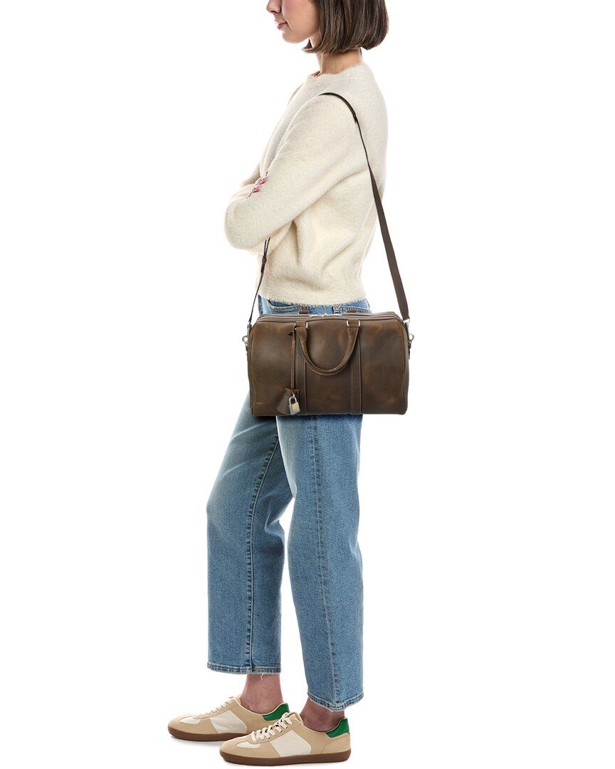 Celine Triomphe Large Canvas & Leather Tote