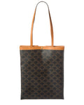 Celine Triomphe Medium Canvas & Leather Tote