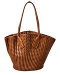Bottega Veneta Basket Intrecciato Leather Tote (Authentic  )