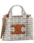 Celine Cabas Thais Small Canvas Tote