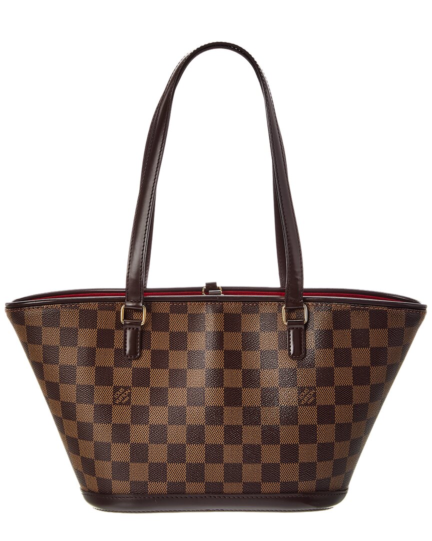 Louis Vuitton Brown Damier Ebene Manosque Pm (   )