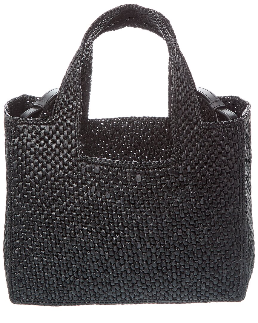 Loewe Font Small Raffia Tote