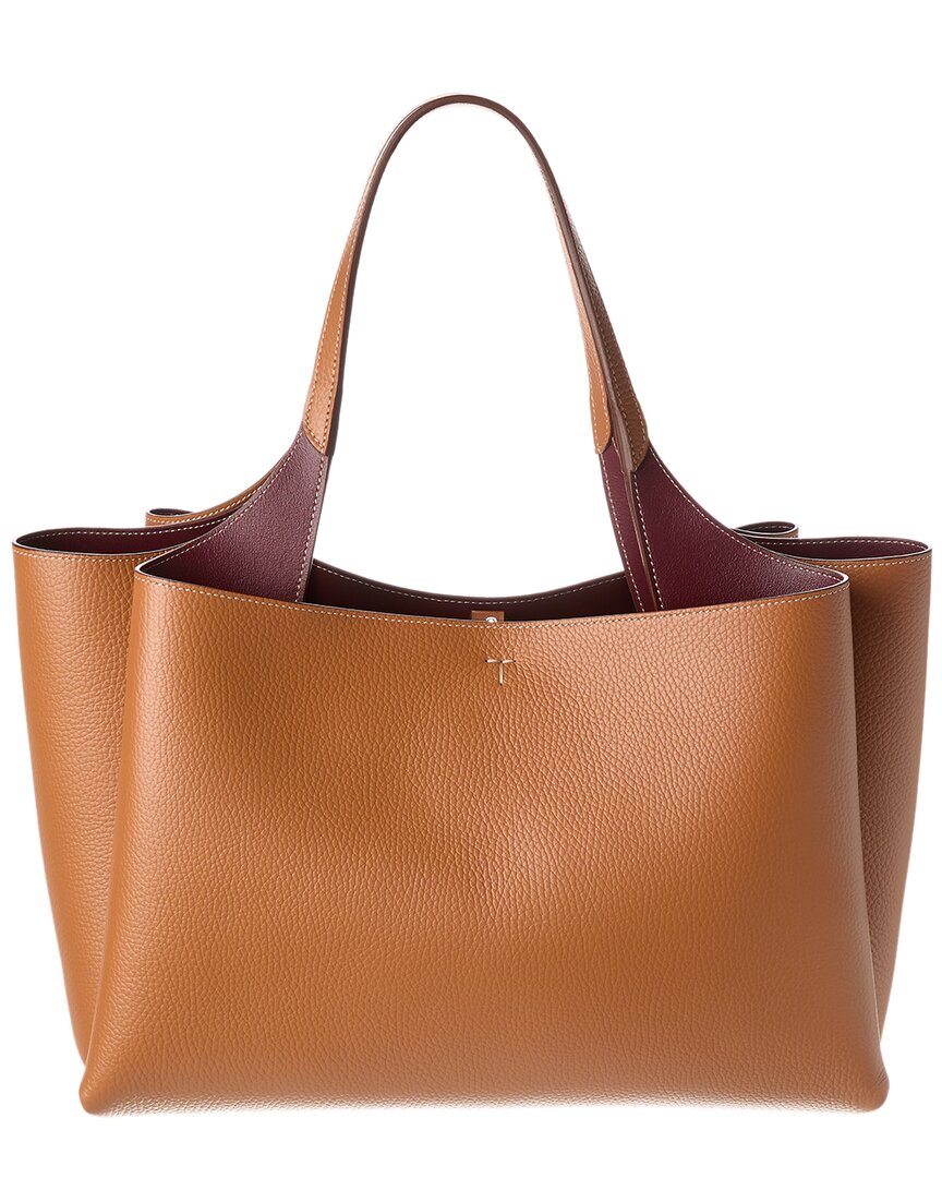 Tod’S Logo Medium Leather Tote