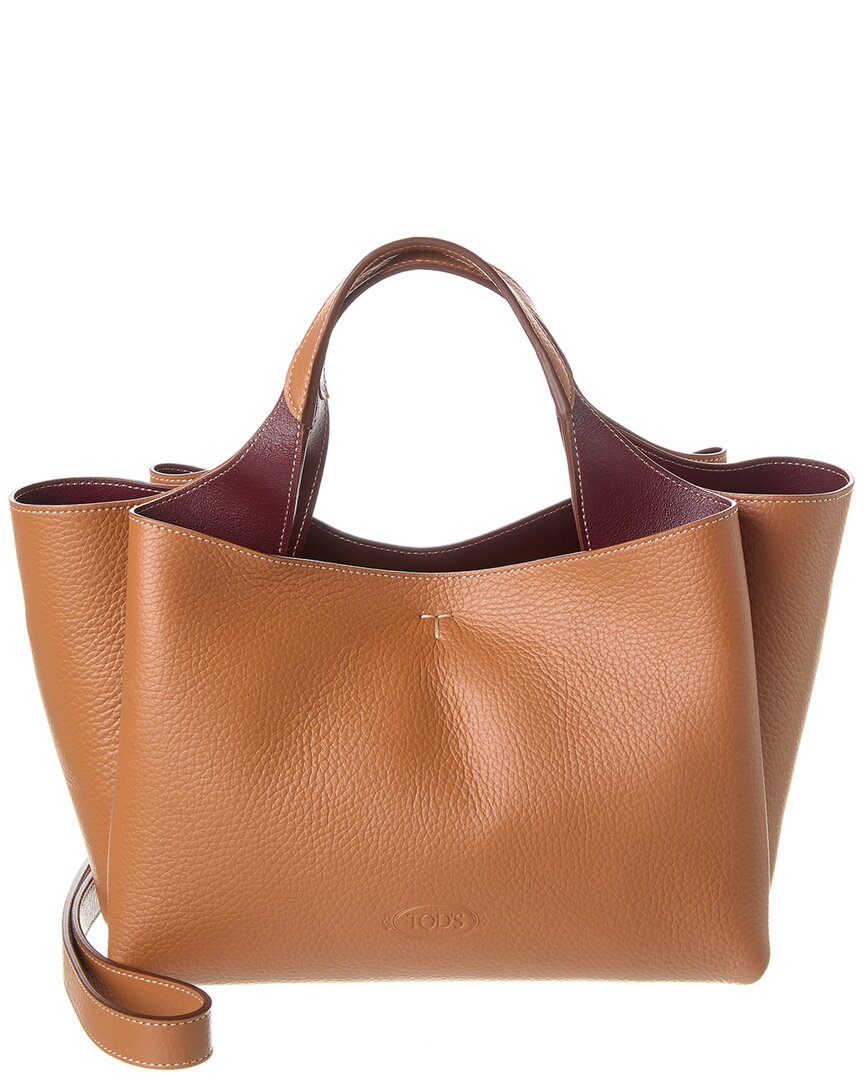 Tod’S T Timeless Pendant Mini Leather Tote