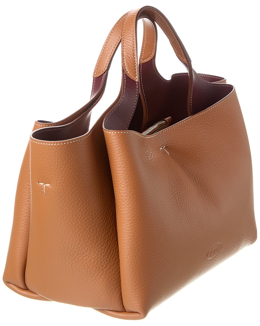 Tod’S T Timeless Pendant Mini Leather Tote