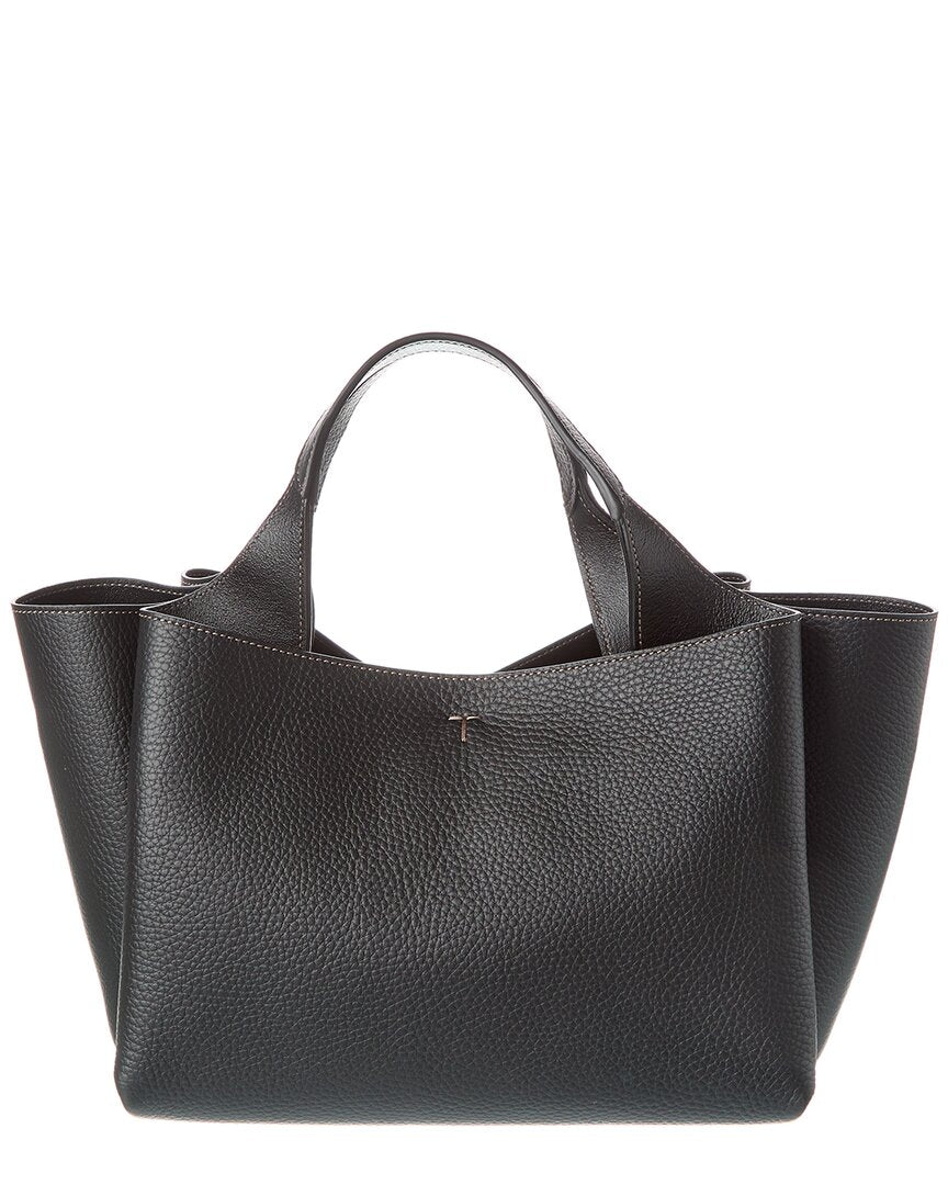 Tods T Timeless Pendant Mini Leather Tote