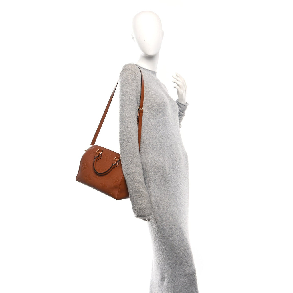 Empreinte Monogram Giant Speedy Bandouliere 25 Cognac