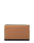 Mywalit Medium Leather Tri-Fold Outer Zip Purse Multi