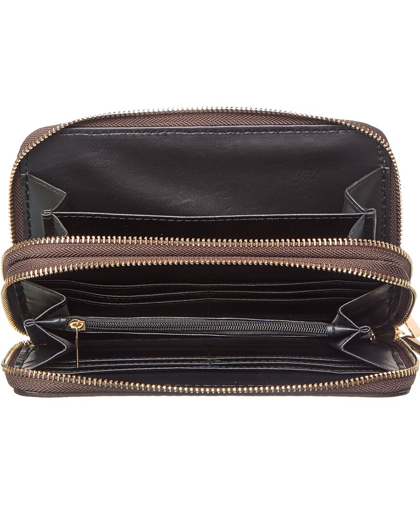 Persaman New York Xenia Zip Leather Continental Wallet