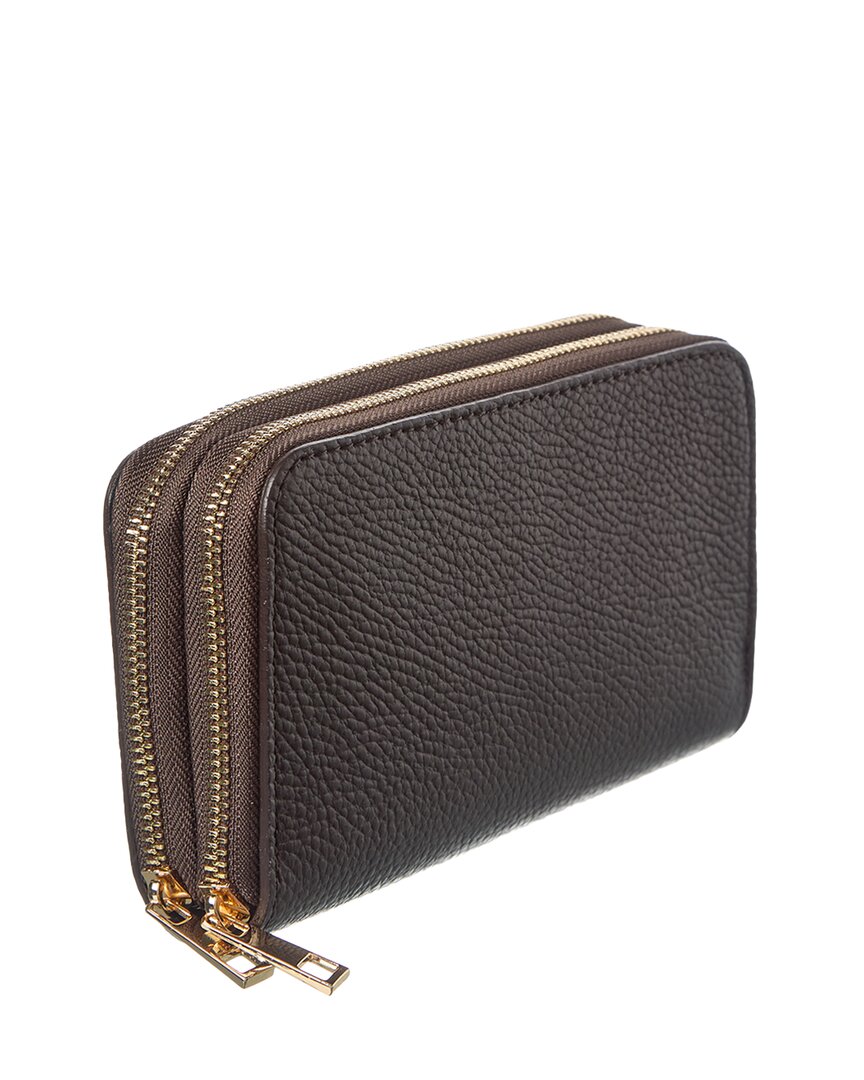 Persaman New York Xenia Zip Leather Continental Wallet