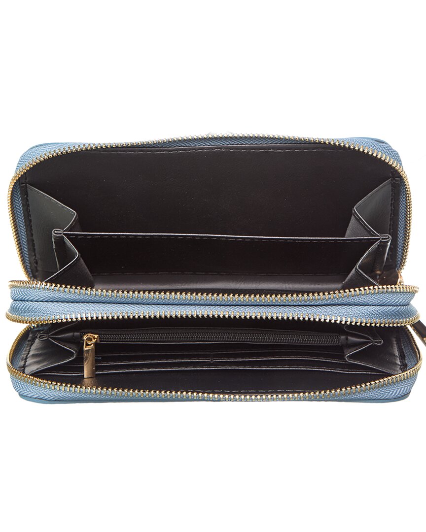 Persaman New York Xenia Zip Leather Continental Wallet
