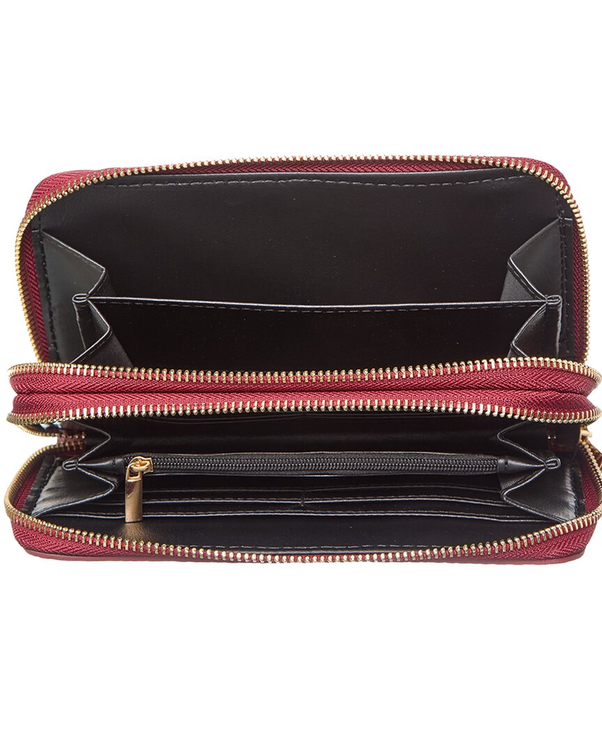 Persaman New York Xenia Zip Leather Continental Wallet