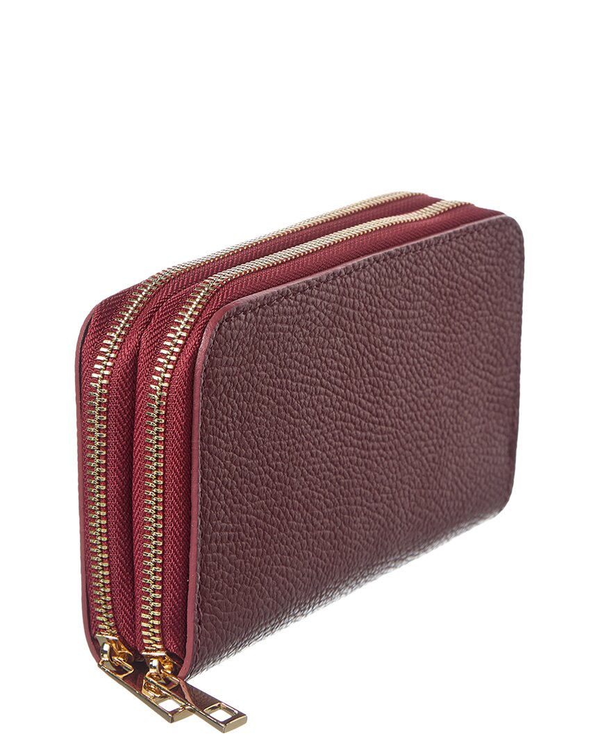 Persaman New York Xenia Zip Leather Continental Wallet