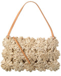 Poolside The Ravello Floral Mini Straw Pouch