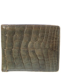 Hermès Green Shiny Alligator Mc2 Copernic Compact Wallet (Authentic  )