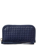 Persaman New York Sabrina Hand Woven Leather Wallet
