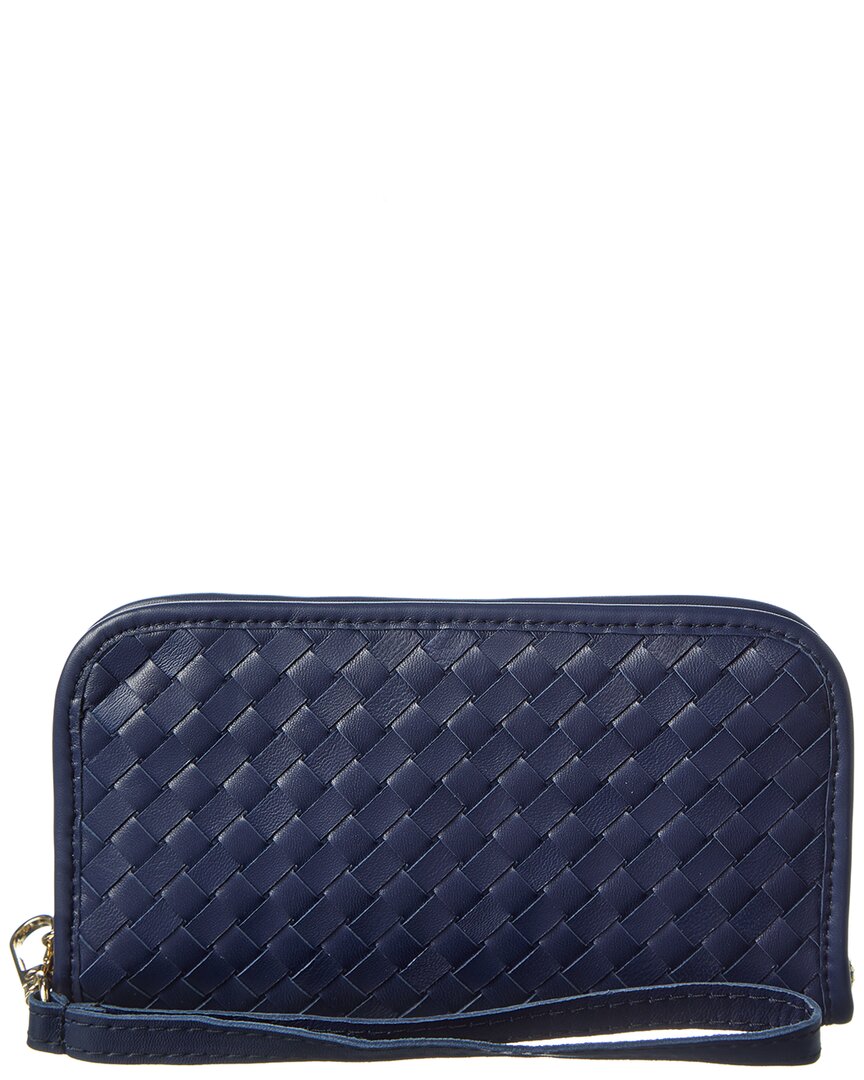 Persaman New York Sabrina Hand Woven Leather Wallet