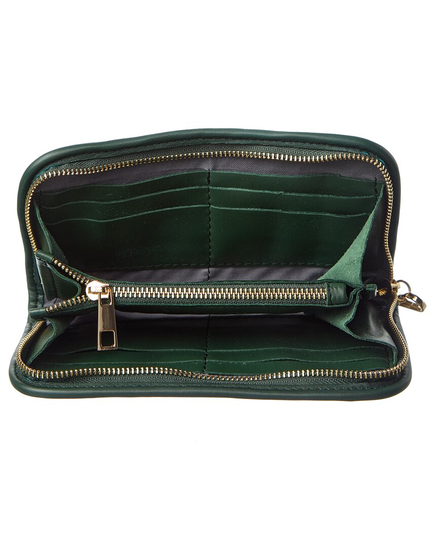 Persaman New York Sabrina Hand Woven Leather Wallet