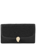 Helen Kaminski Adelie Raffia & Leather Wallet