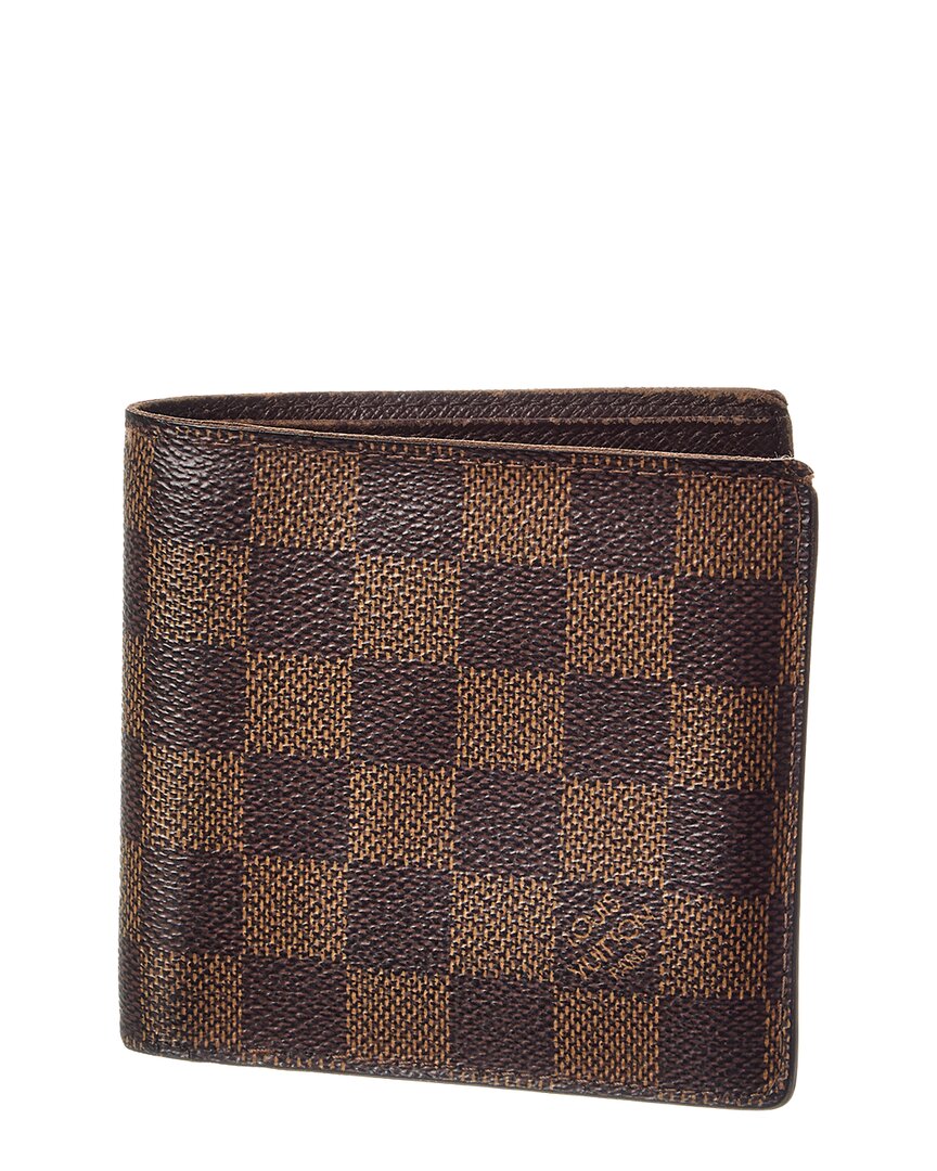 Louis Vuitton Ebene Damier Ebene Marco Wallet (Authentic  )