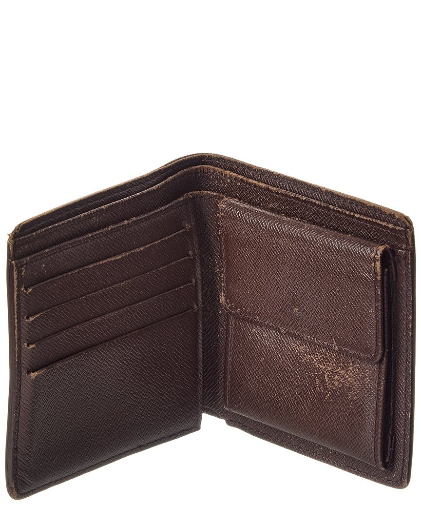 Louis Vuitton Ebene Damier Ebene Marco Wallet (Authentic  )
