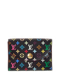 Louis Vuitton Black Monogram Canvas Business Card Holder (Authentic  )