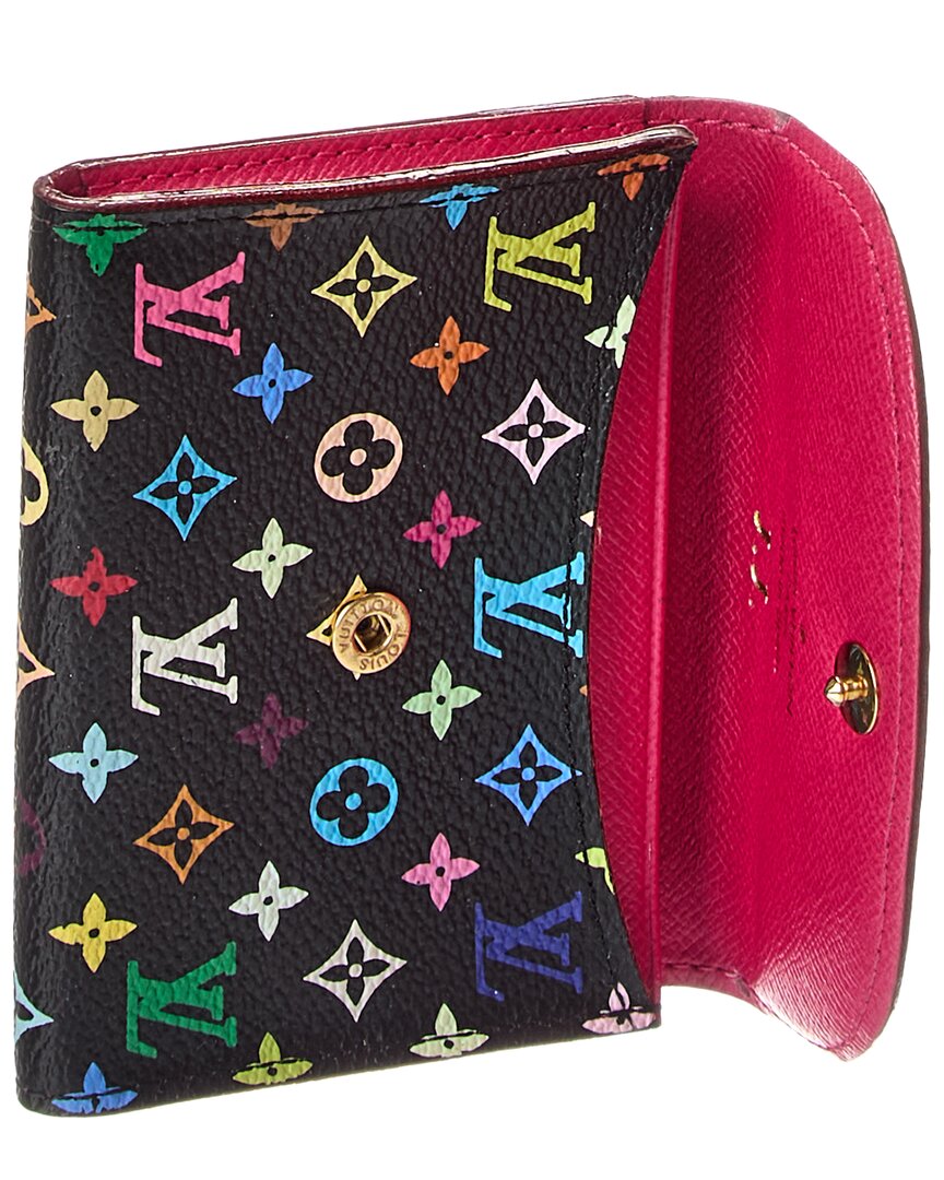 Louis Vuitton Black Monogram Canvas Business Card Holder (Authentic  )