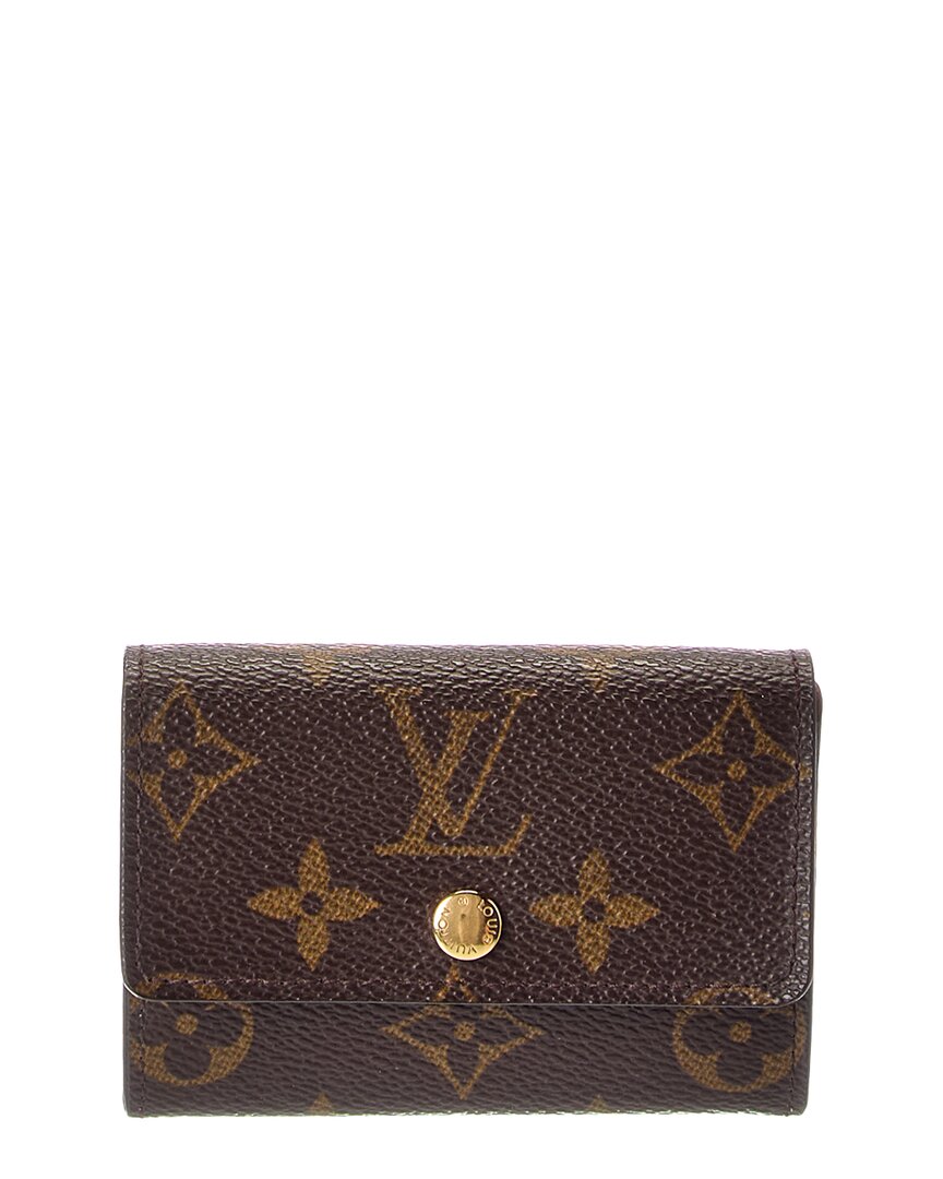 Louis Vuitton Brown Monogram Canvas Porte-Monnaie Coin Purse (Authentic Pre-