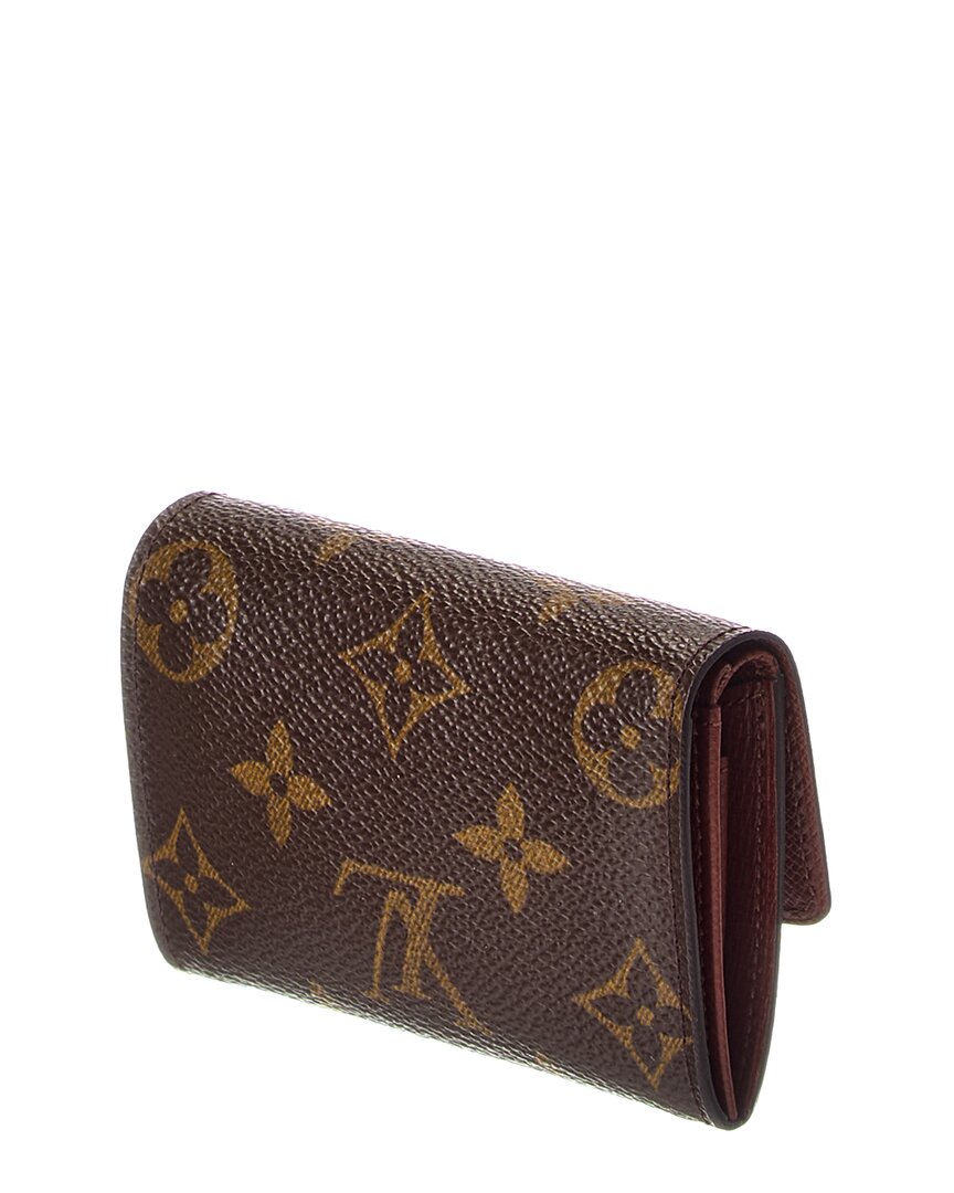 Louis Vuitton Brown Monogram Canvas Porte-Monnaie Coin Purse (Authentic Pre-