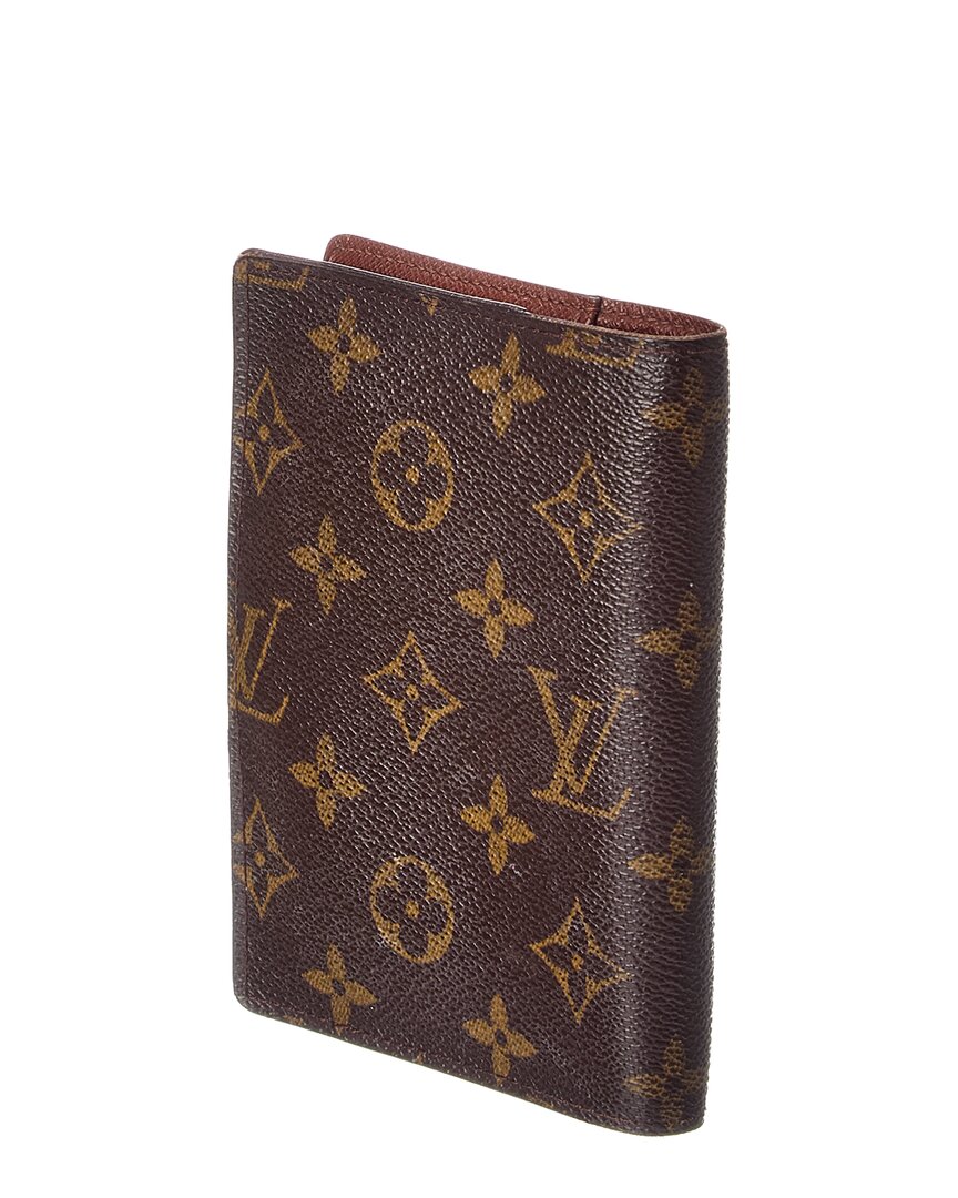 Louis Vuitton Brown Monogram Canvas Ring Agenda (Authentic  )