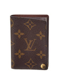 Louis Vuitton Brown Monogram Canvas Porte-Cartes Credit Pression (Authentic