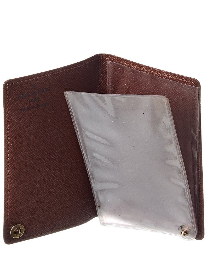 Louis Vuitton Brown Monogram Canvas Porte-Cartes Credit Pression (Authentic