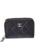 Chanel Leather Coin Case (   )