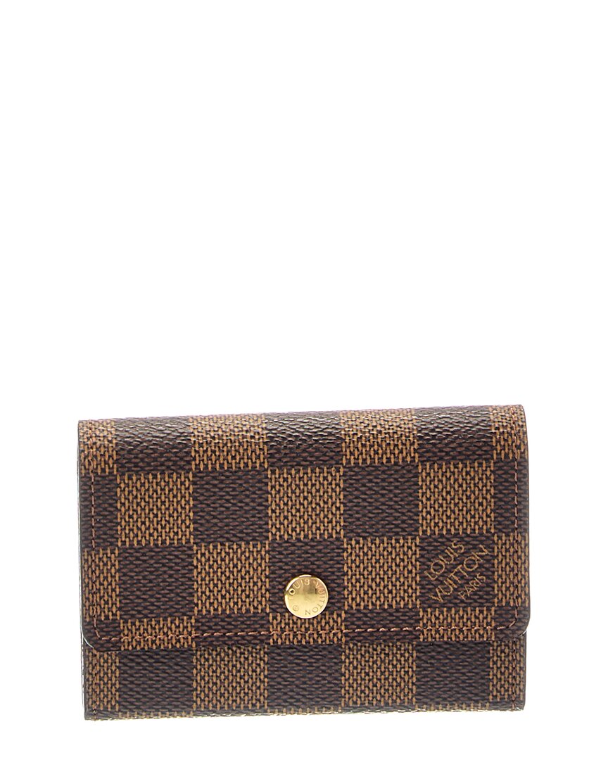 Louis Vuitton Louis Vuitton Porte-Monnaie Plat Canvas Coin Purse (