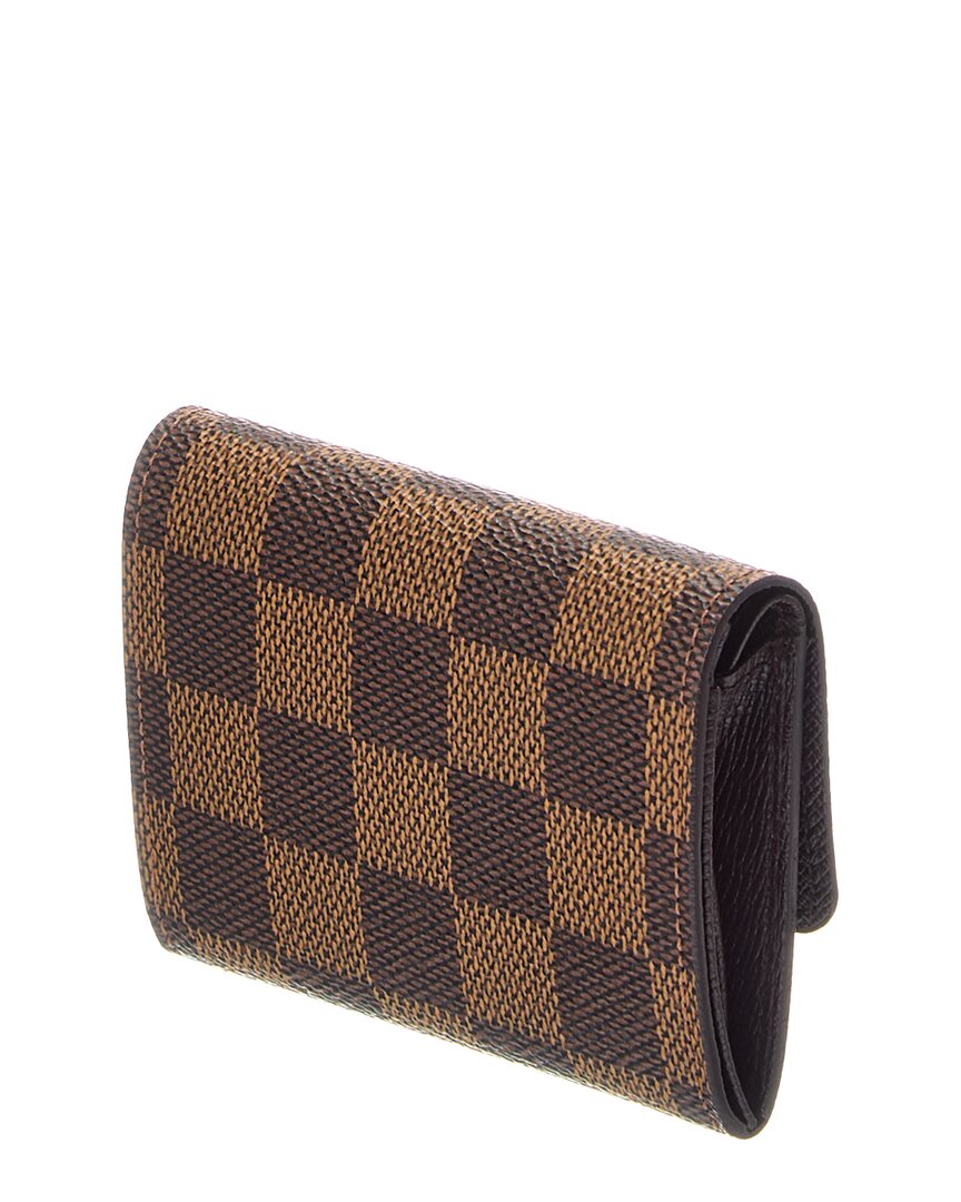 Louis Vuitton Louis Vuitton Porte-Monnaie Plat Canvas Coin Purse (