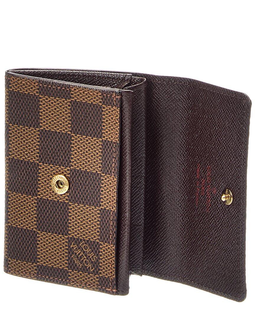 Louis Vuitton Louis Vuitton Porte-Monnaie Plat Canvas Coin Purse (