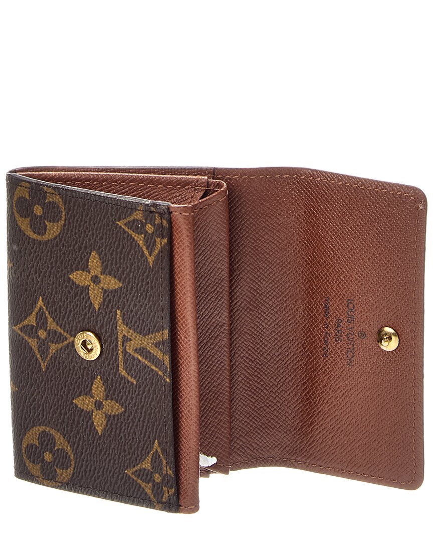 Louis Vuitton Louis Vuitton Porte-Monnaie Plat Canvas Coin Purse (
