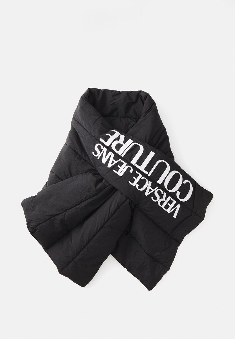 Versace Jeans Couture Signature Black Puffer Mens Shrug Shawl