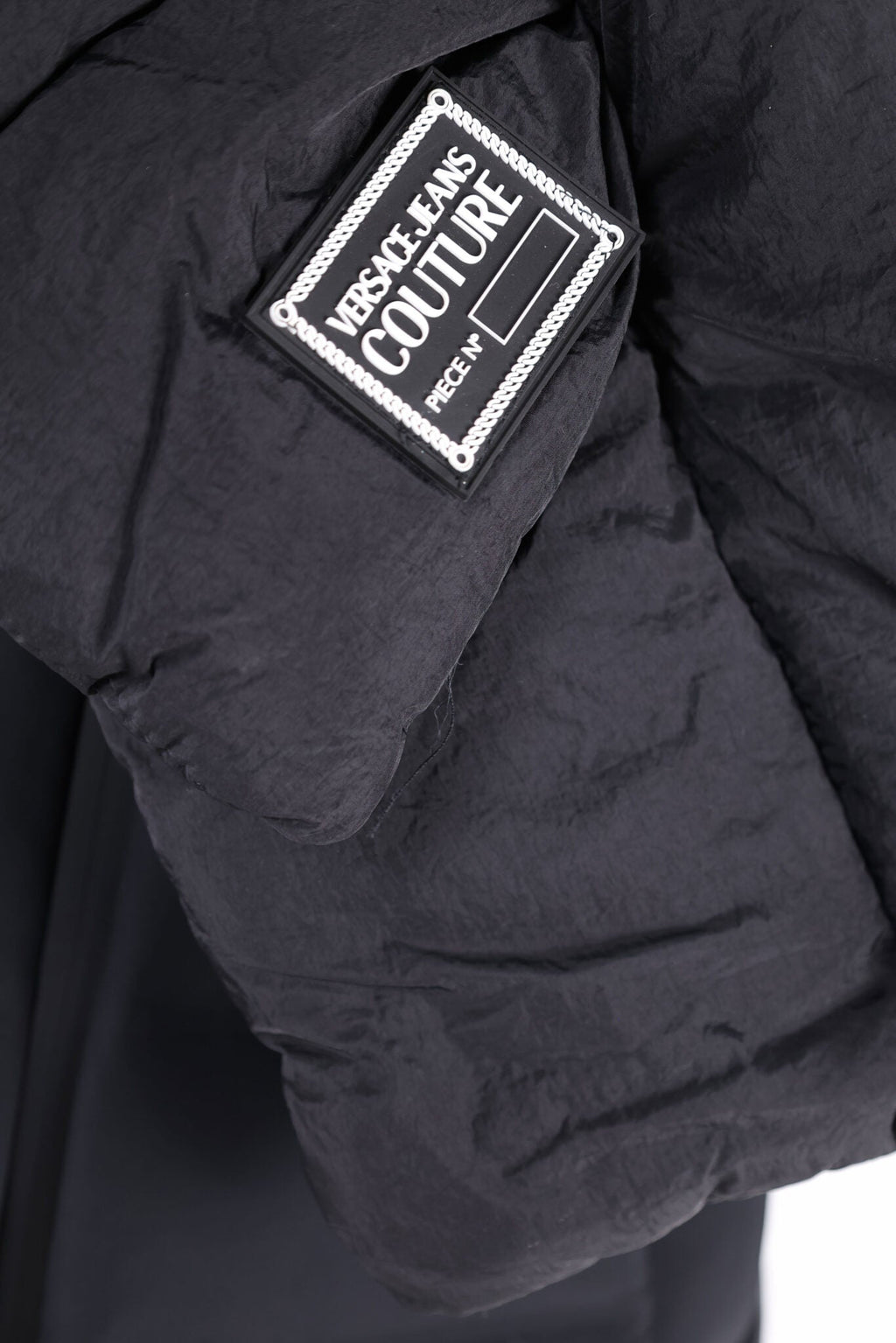 Versace Jeans Couture Signature Black Puffer Mens Scarf