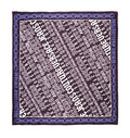 Versace Jeans Couture Bold Gothic Print Square Scarf with Chain Border
